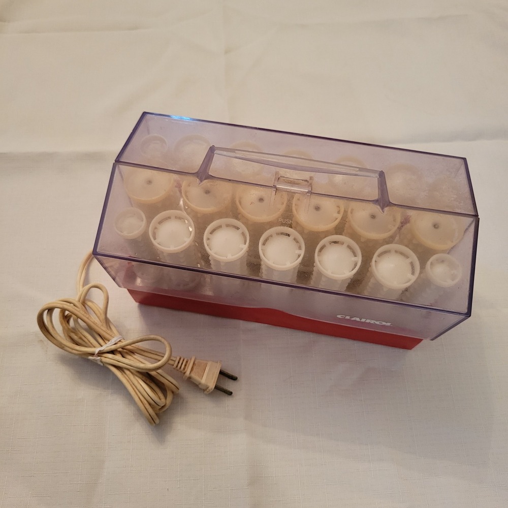 Clairol Style Setter NO CLIPS Hot Hair Rollers Electric Curler C 20S Z Pageant
